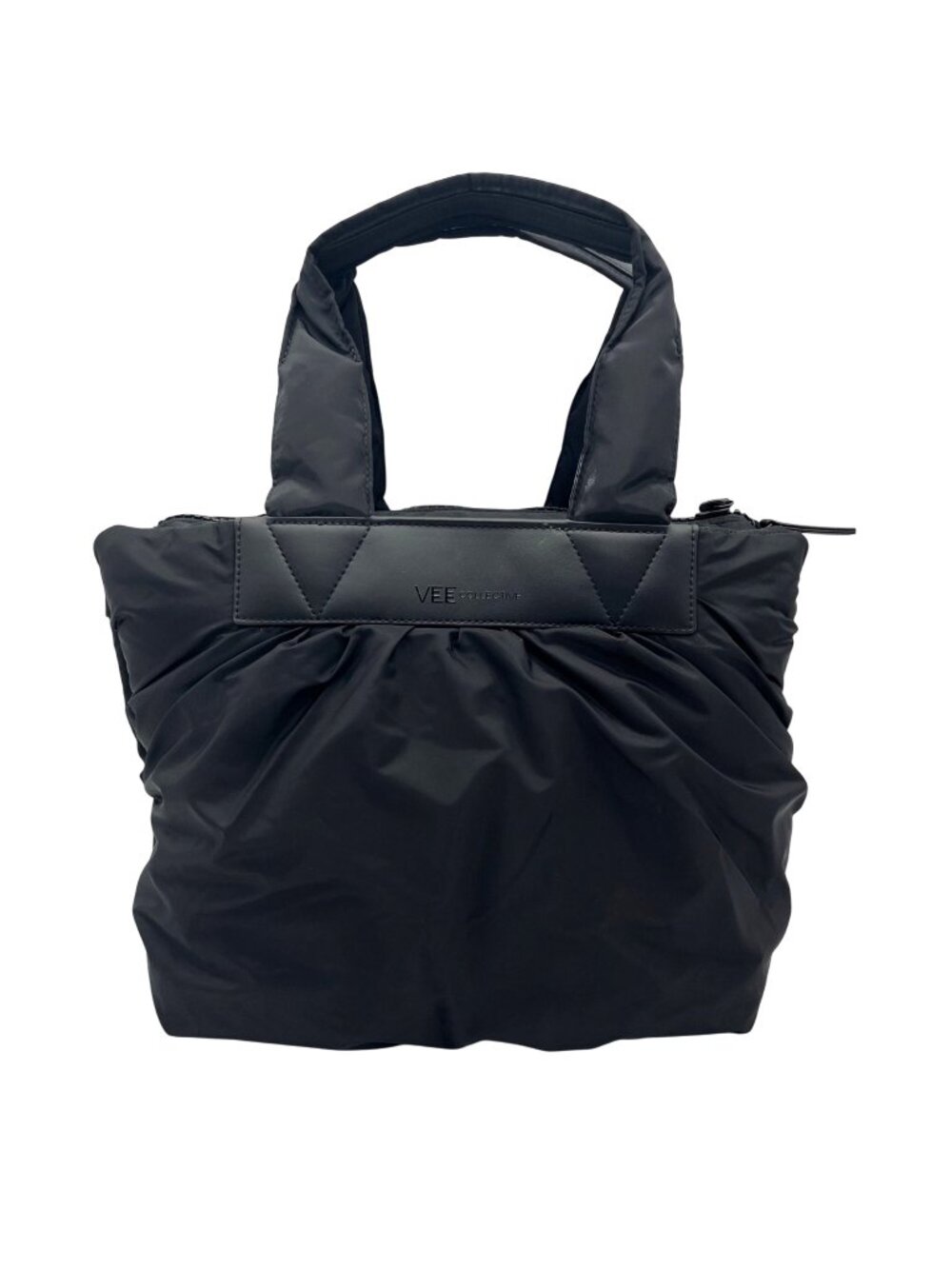 Vee Collective Black Fabric Caba Tote